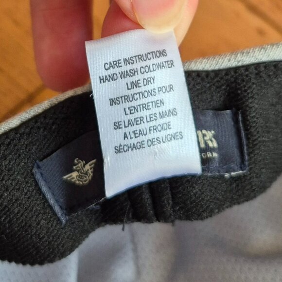 Dockers Hat Jersey Flat Top Gray Jersey Stretch L/XL HatNewsie Cap - Picture 4 of 9